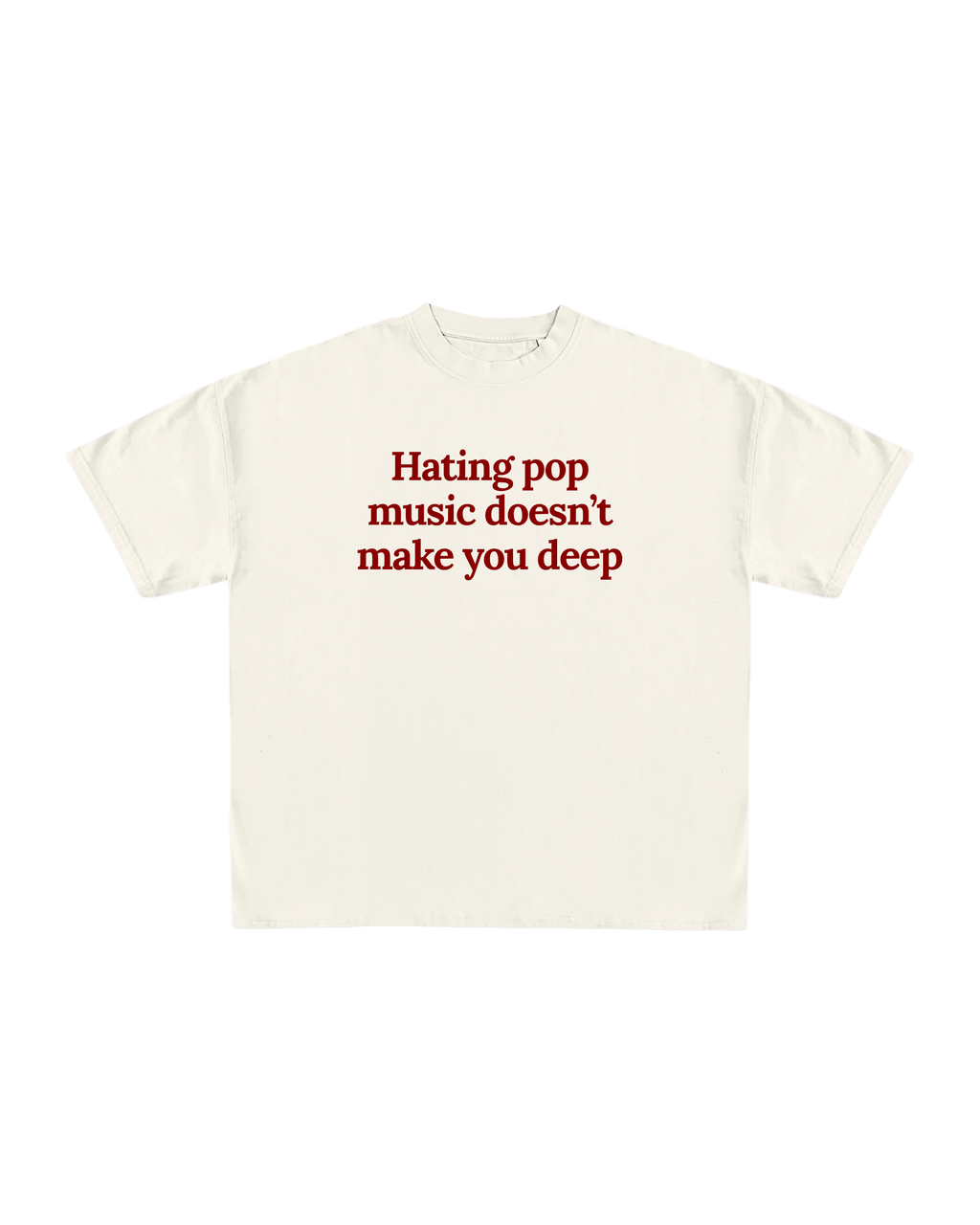 Pop Music Defender Oversized Graphic Tee
