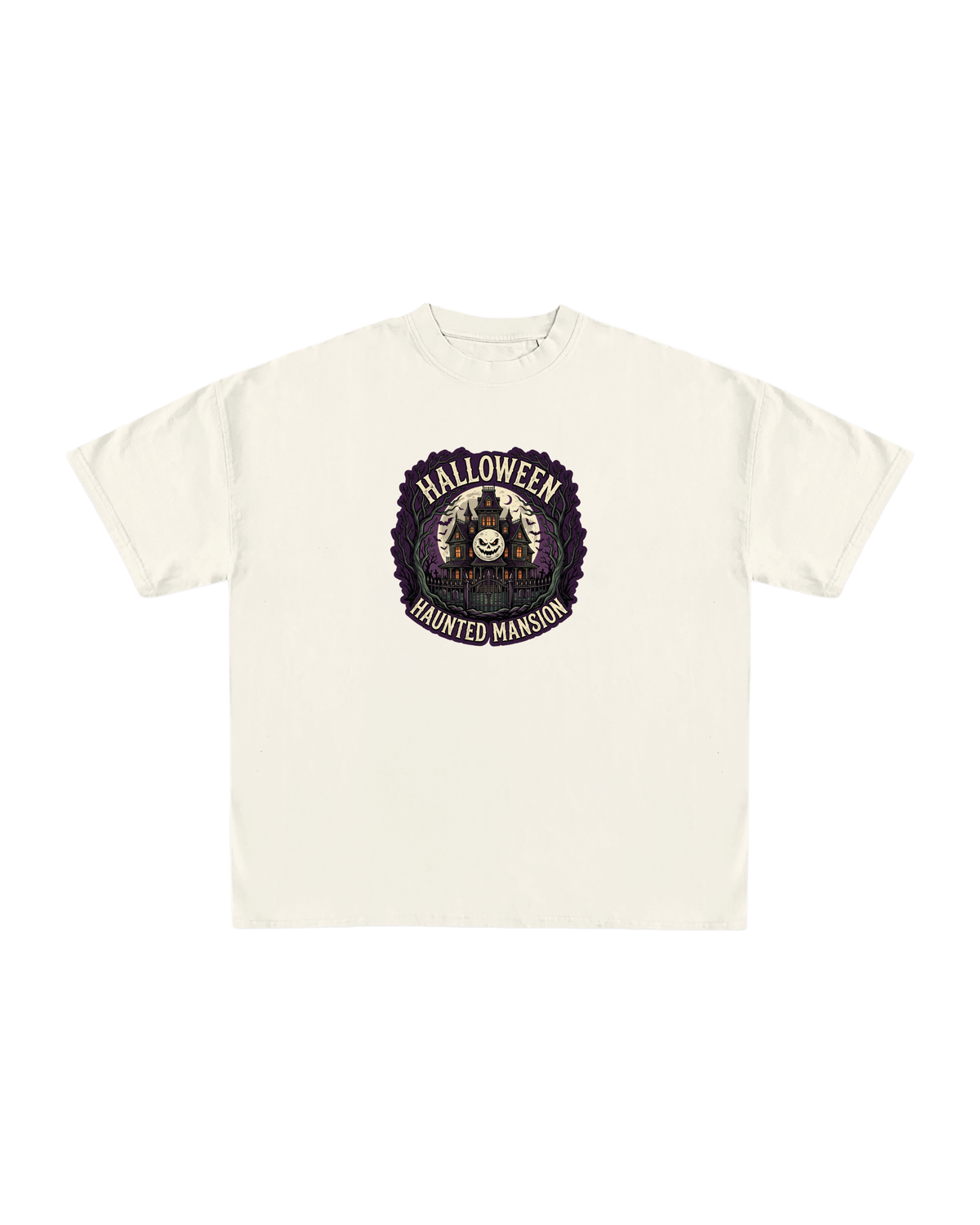 Halloween Haunted Mansion Oversized T-Shirt