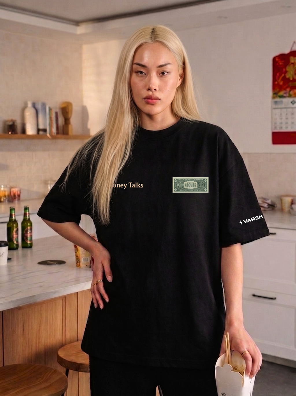 Money Talks Oversized Tee