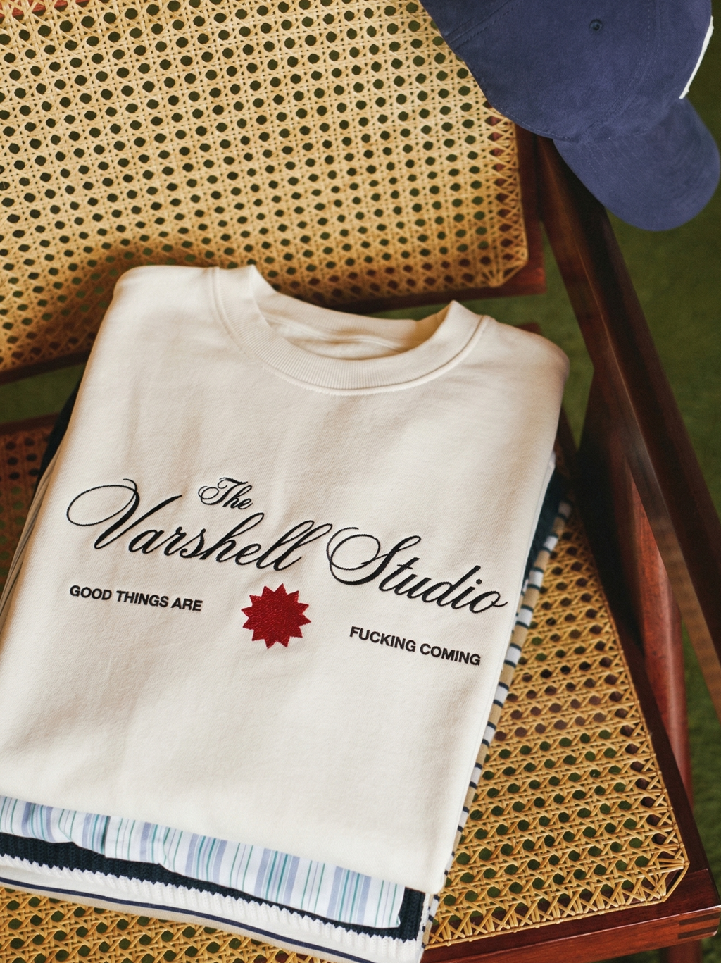 The Varshell Studio Tee - Embroidered | Clearance