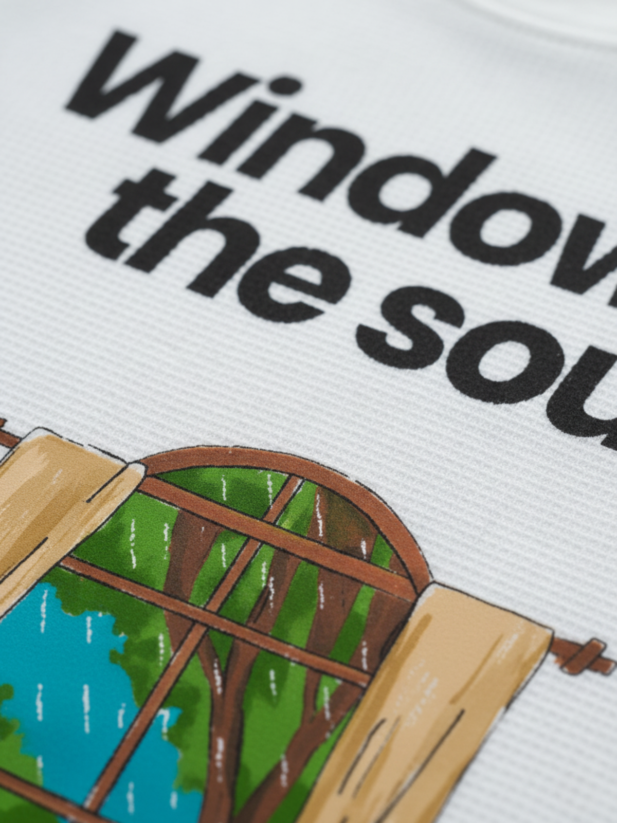Window to the Soul Waffle T-Shirt