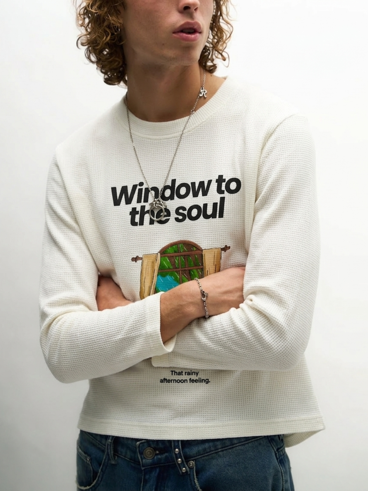 Window to the Soul Waffle T-Shirt