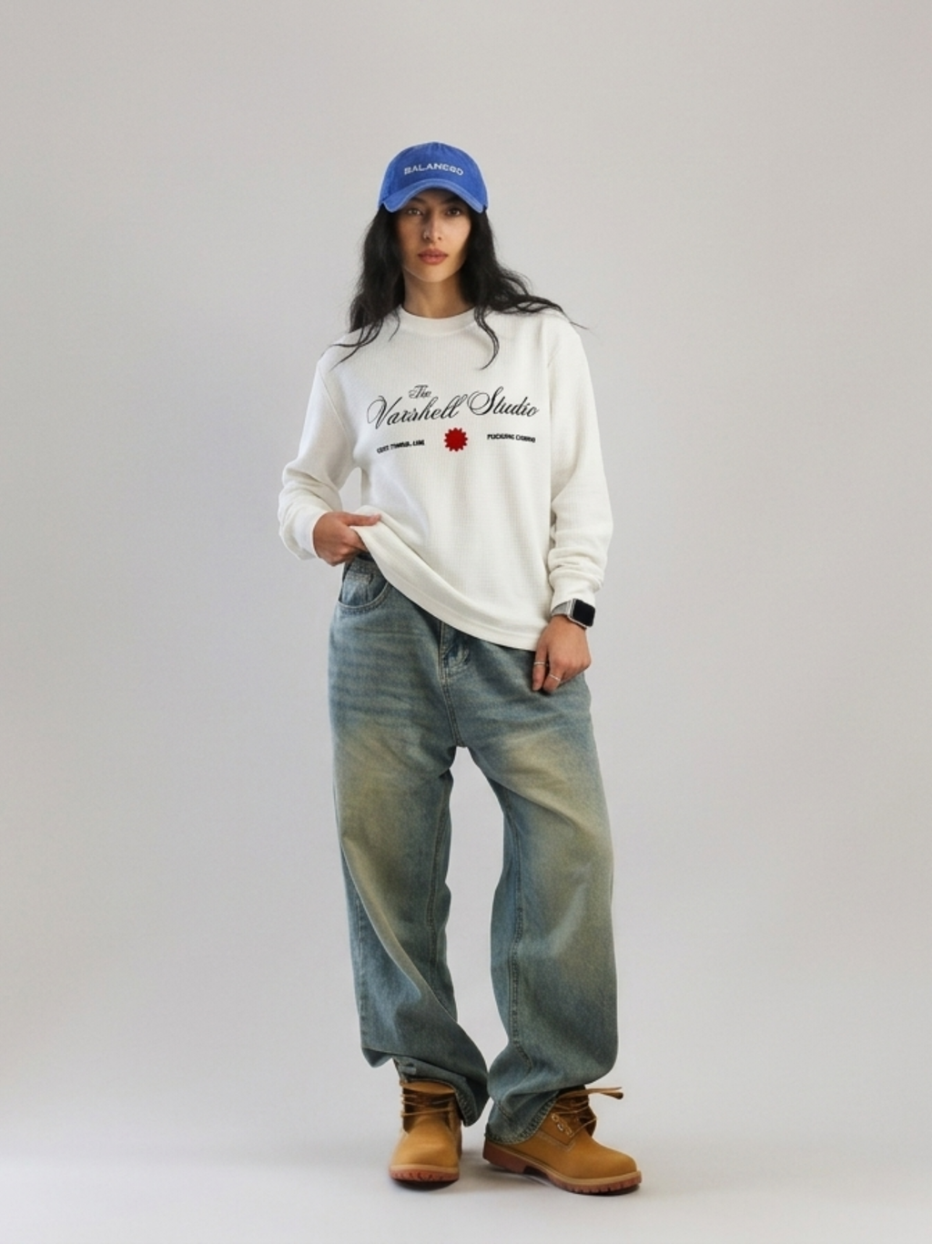 Studio Signature Waffle T-Shirt