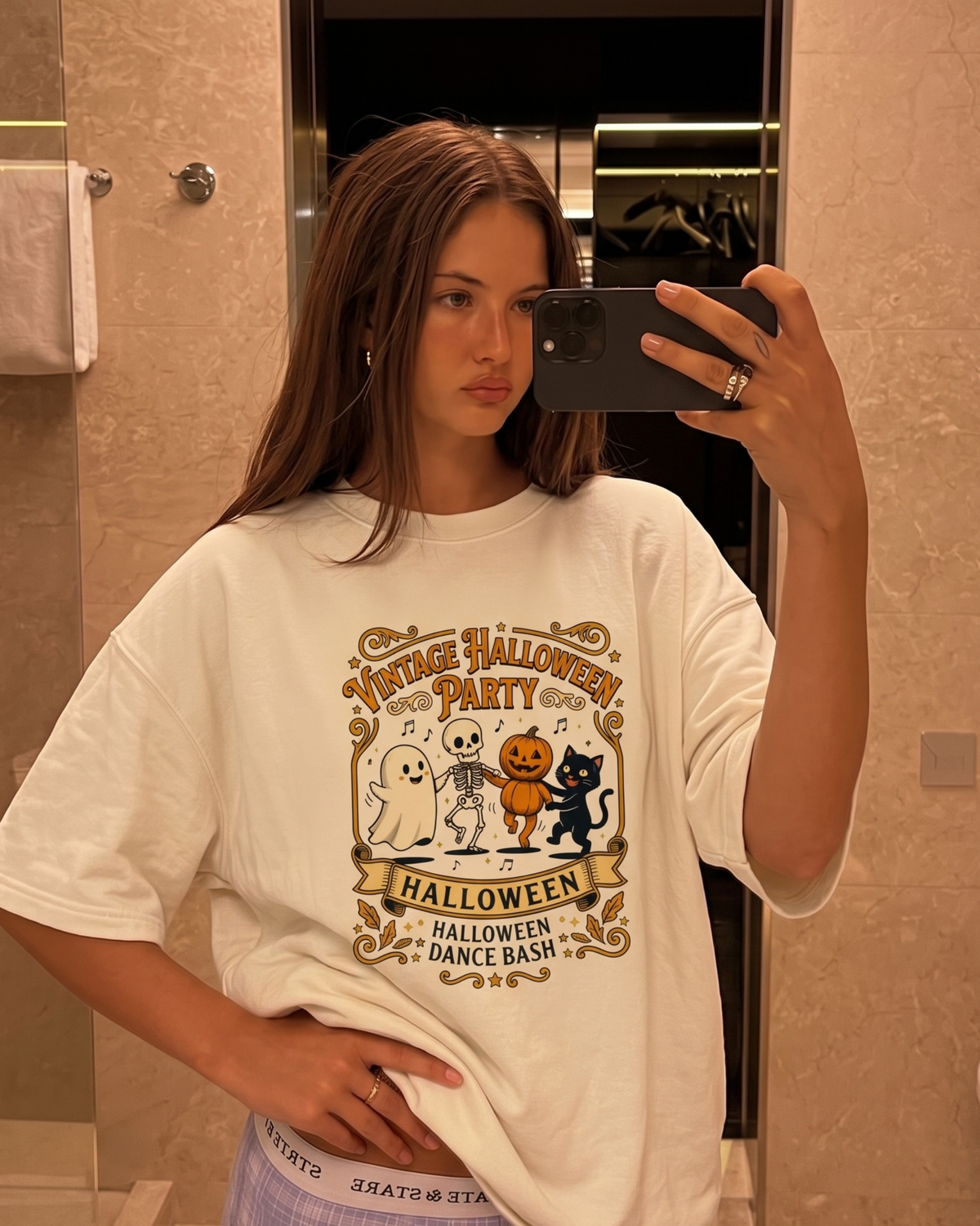 The Spooky Dance Bash Oversized Tee