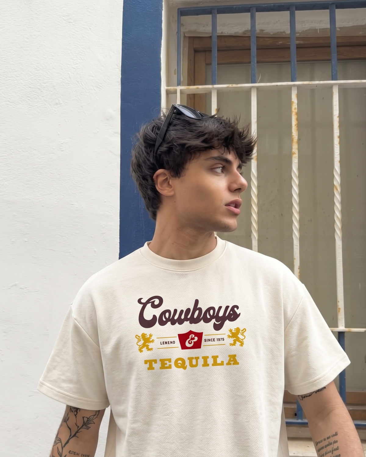 Cowboys & Tequila Oversized T-Shirt