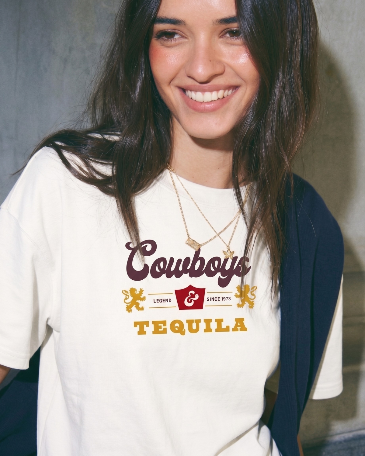Cowboys & Tequila Oversized T-Shirt