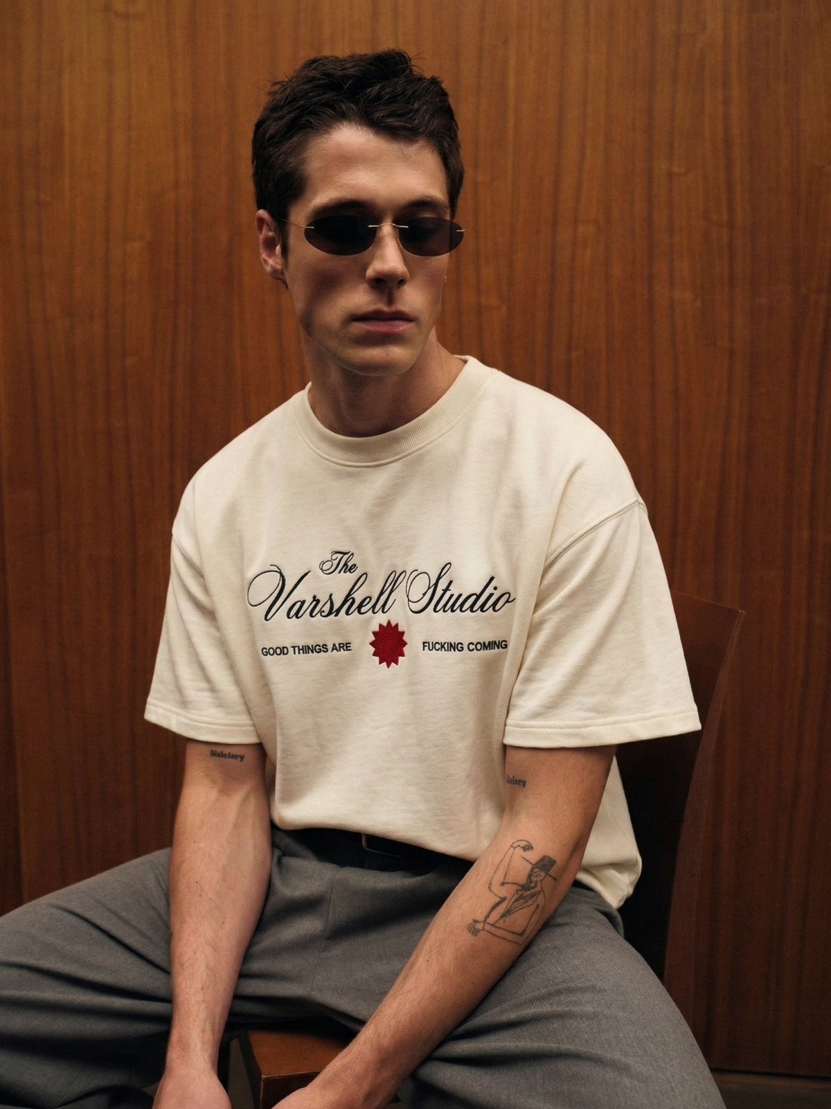The Varshell Studio Tee - Embroidered