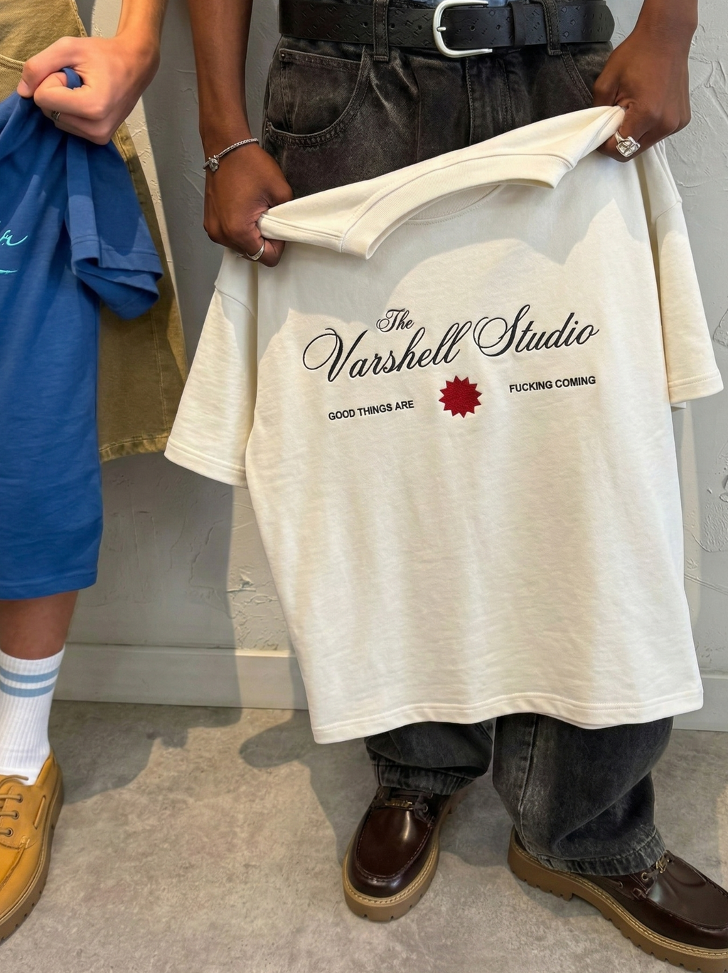 The Varshell Studio Tee - Embroidered | Clearance