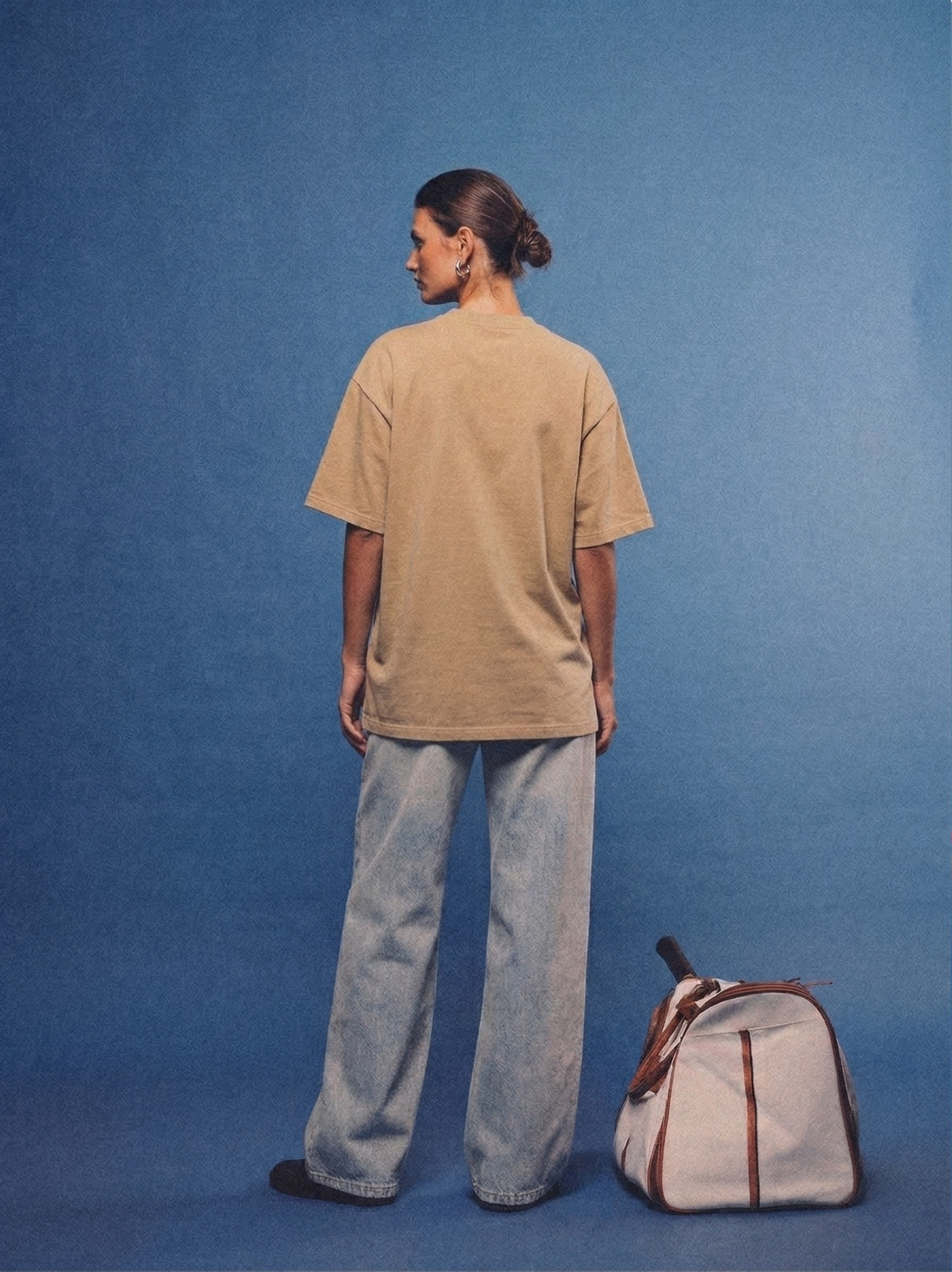 Beige Essentials Tee - Clearance Sale