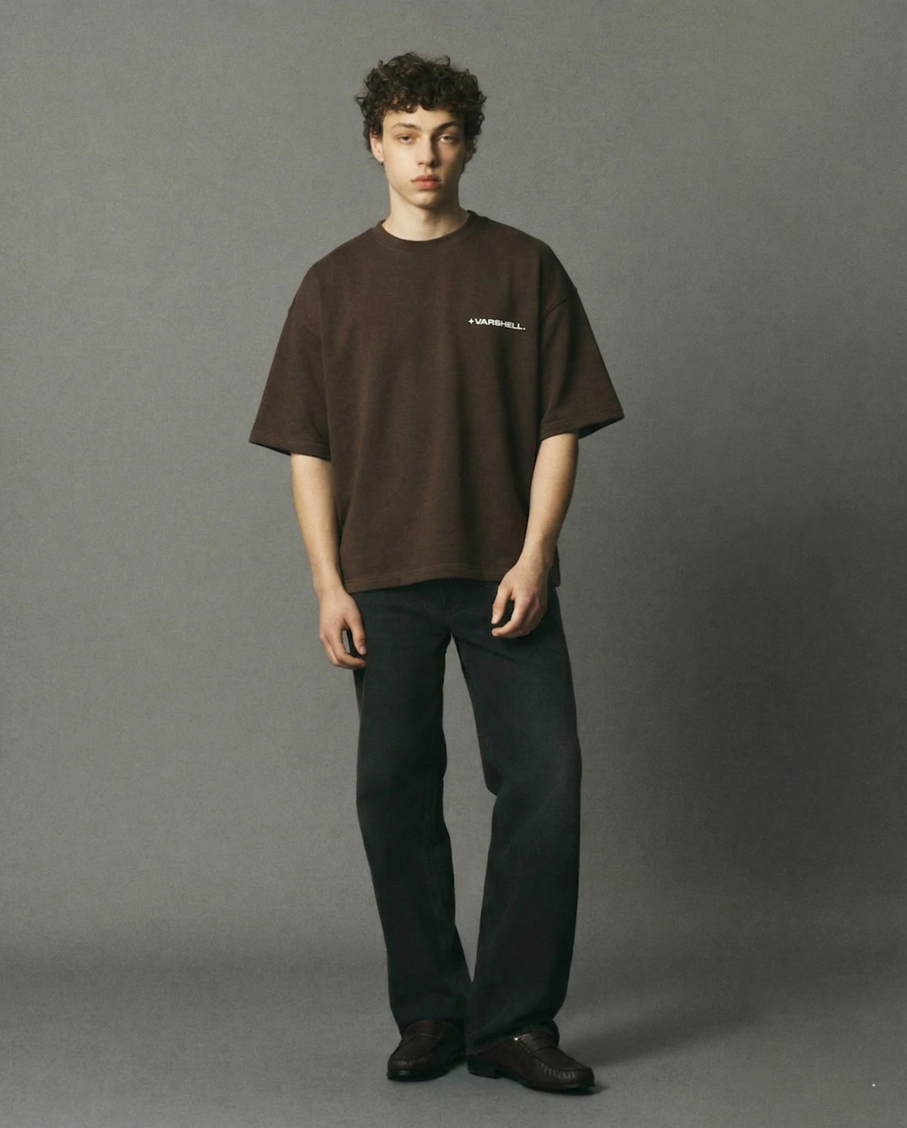 Brown Essentials Tee