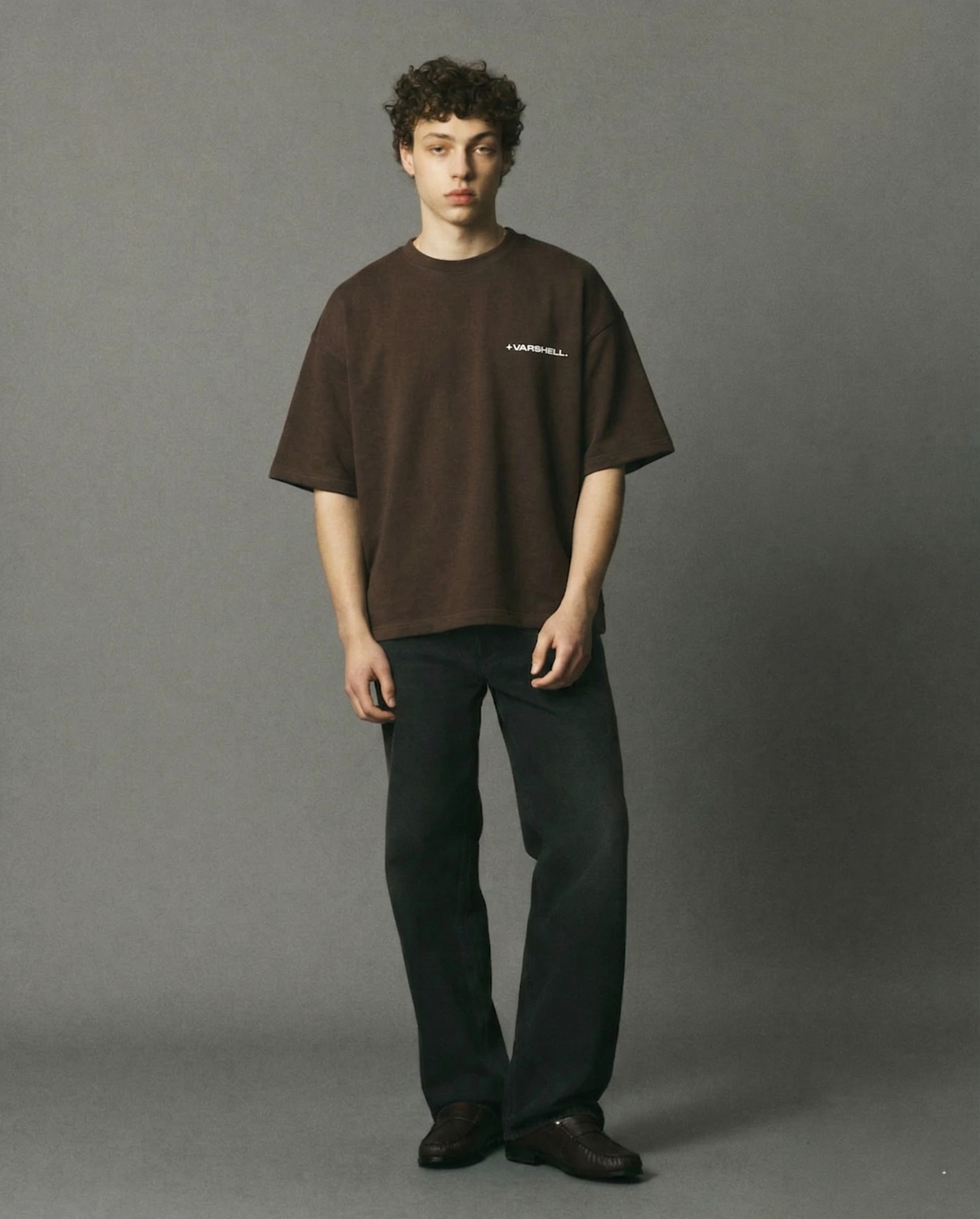 Brown Essentials Tee
