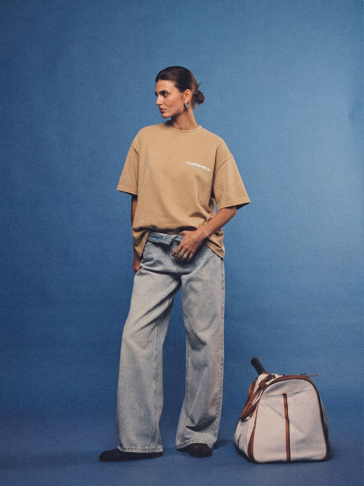 Beige Essentials Tee - Clearance Sale