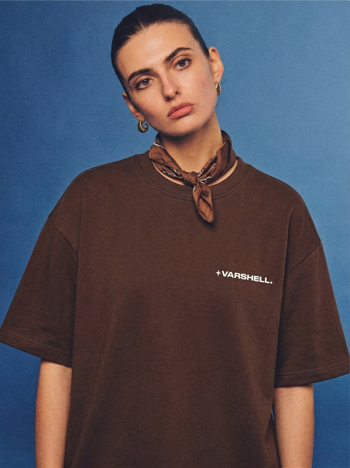 Brown Essentials Tee