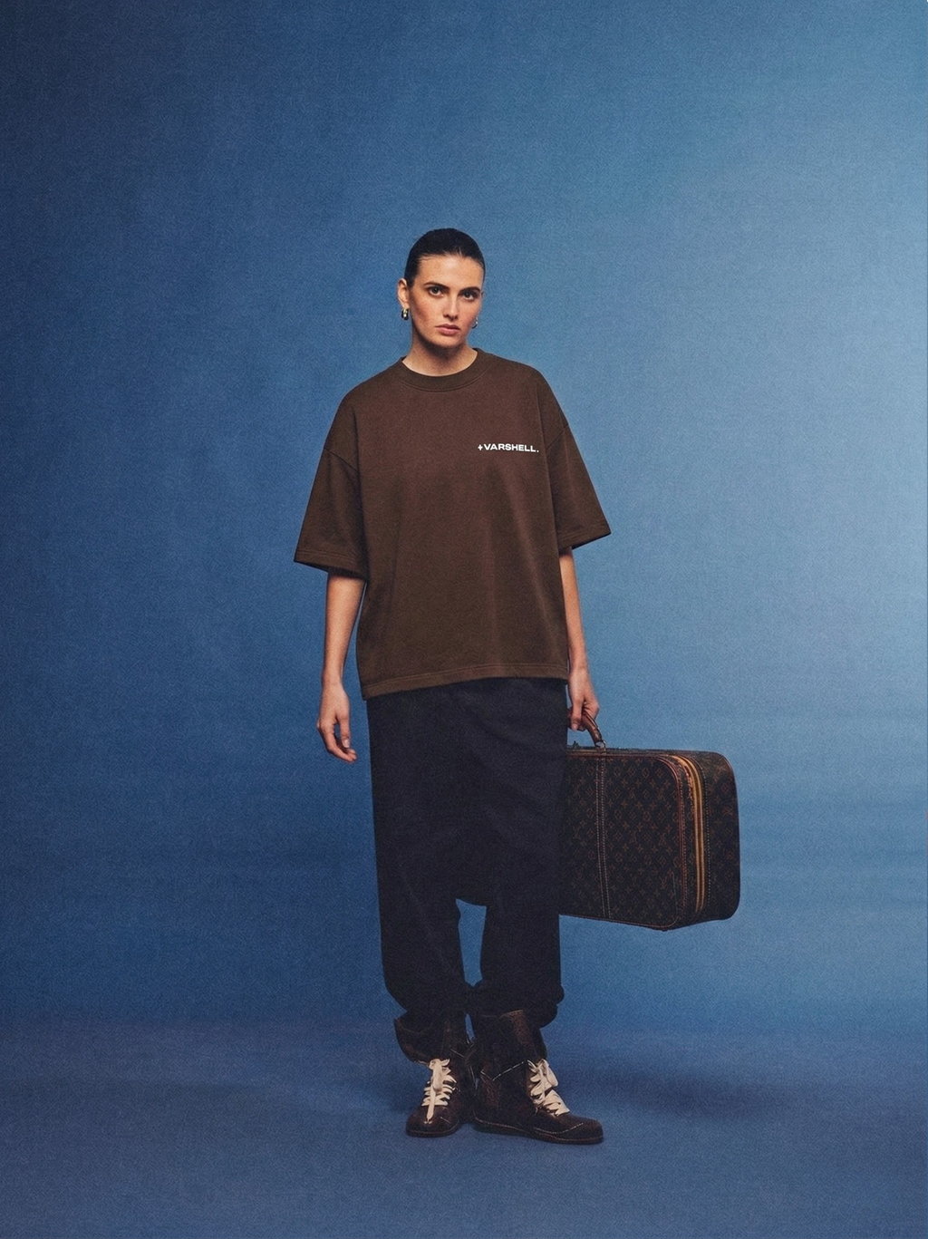 Brown Essentials Tee