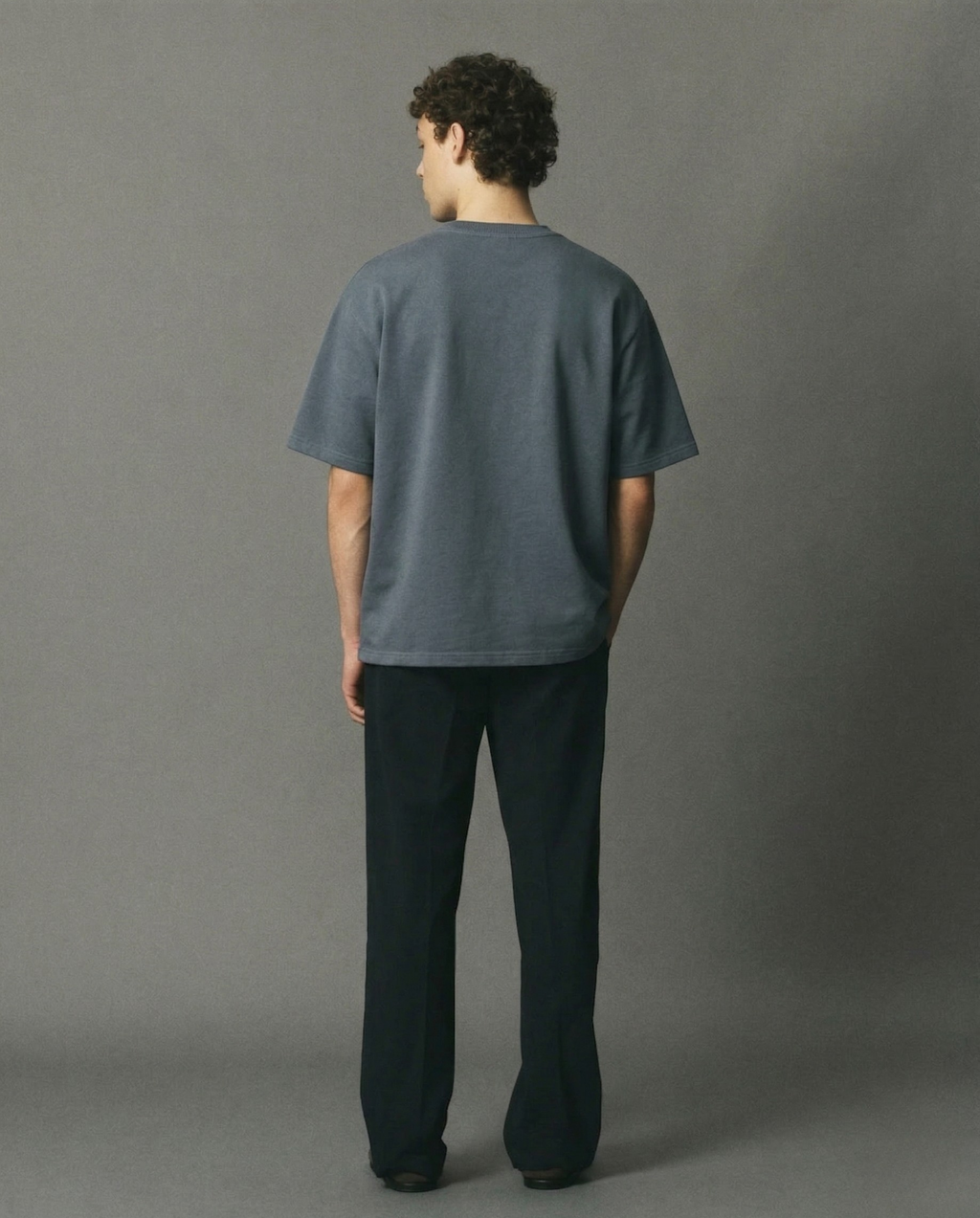 Steel Grey Essentials Tee