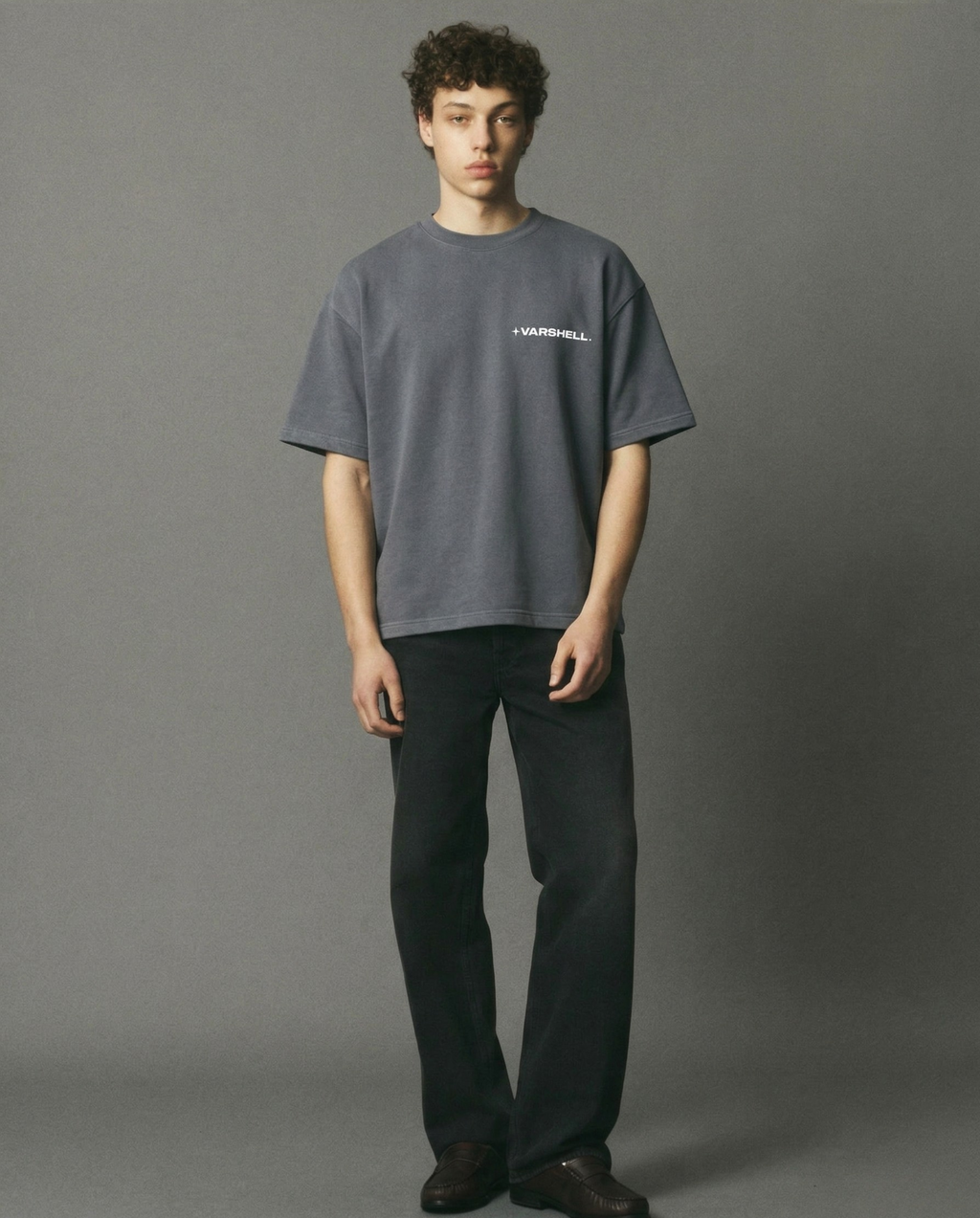 Steel Grey Essentials Tee