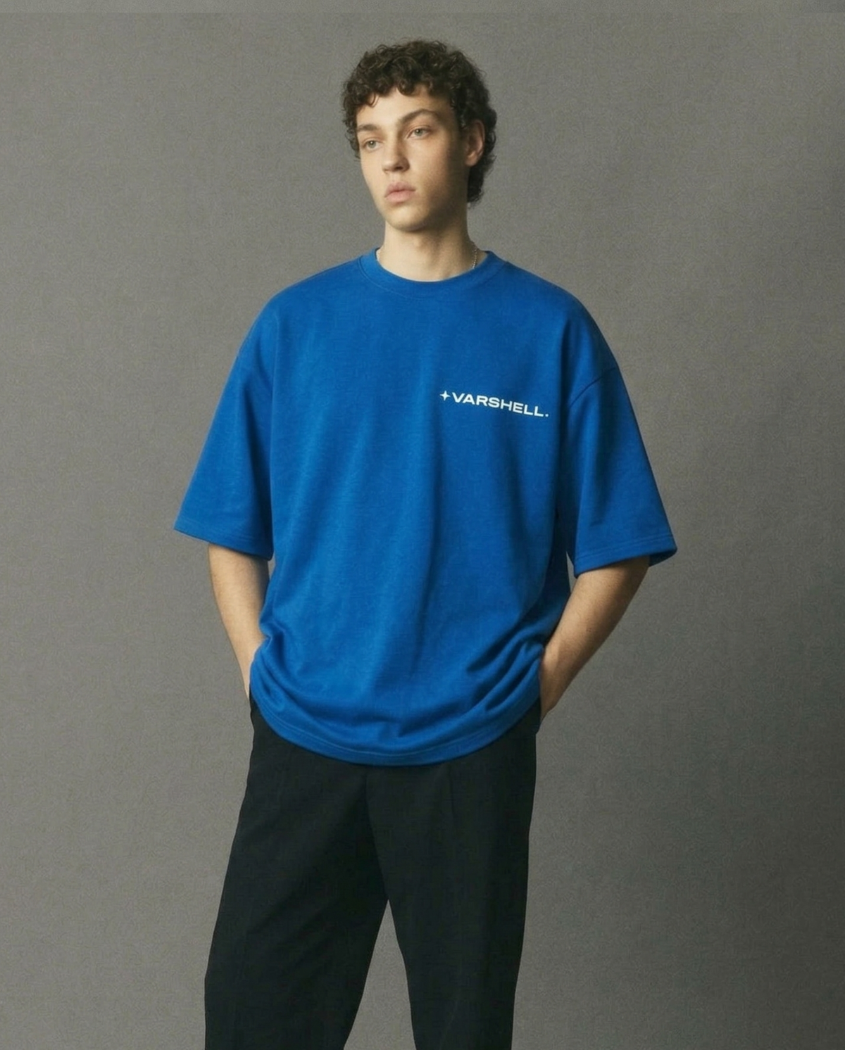 Royal Blue Essentials Tee