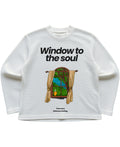 Off-white waffle knit oversized full-sleeve Front Design